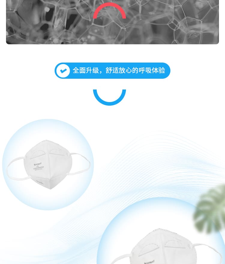 霍尼韦尔（Honeywell） H950 KN95 折叠式口罩 (耳带式)